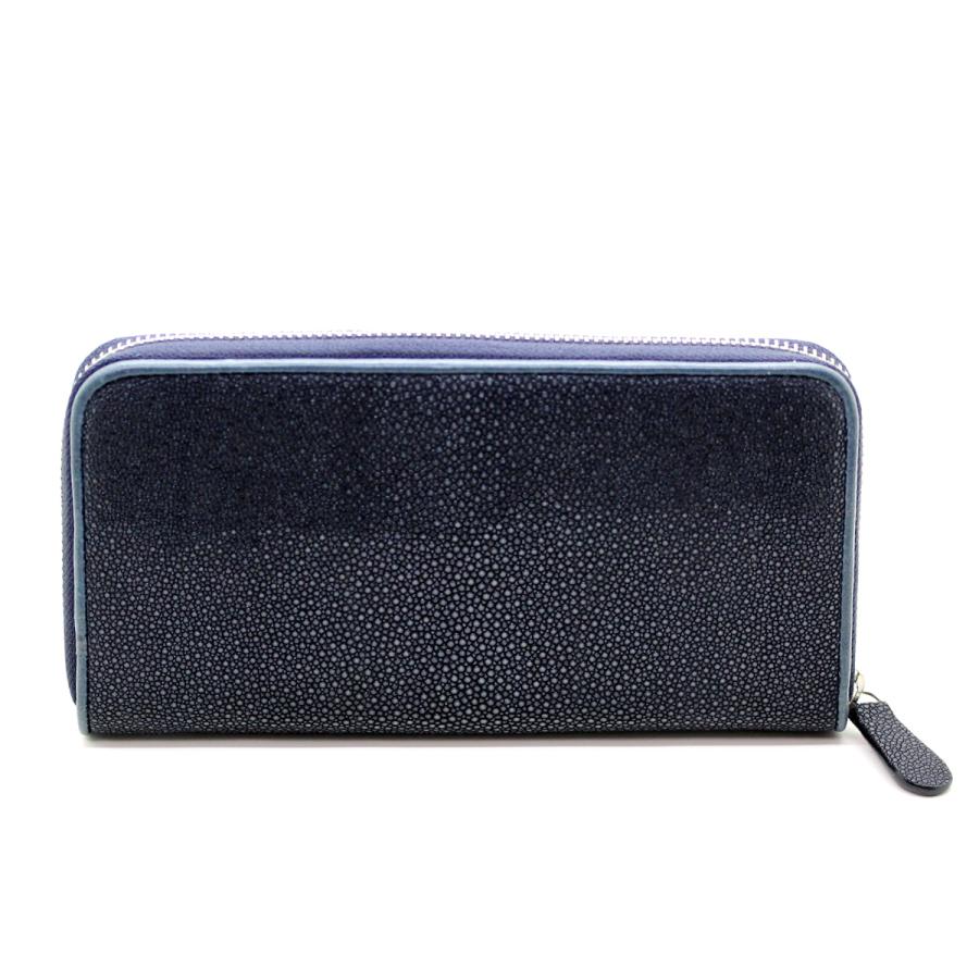 Revetta] エイ革 ラウンドファスナー 長財布 ガルーシャ スティング