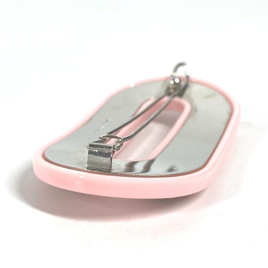 miu miu（ミュウミュウ） 美品 ロゴ ラインストーン ヘアアクセサリー