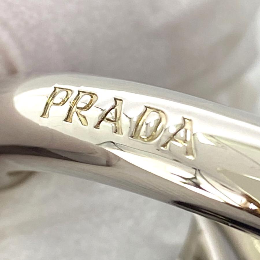 PRADA（プラダ） レザータブカラビナ キーリング・キーホルダーキー