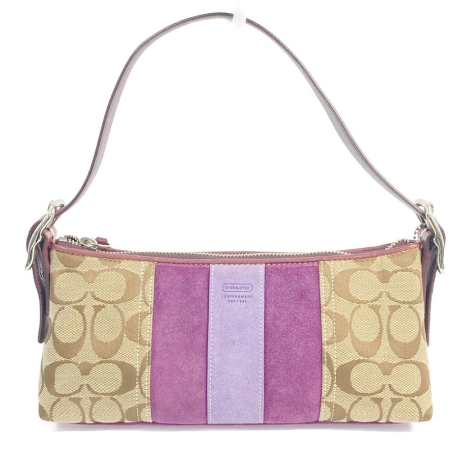 COACH（コーチ） シグネチャーストライプ・ショルダーバッグ/8K09