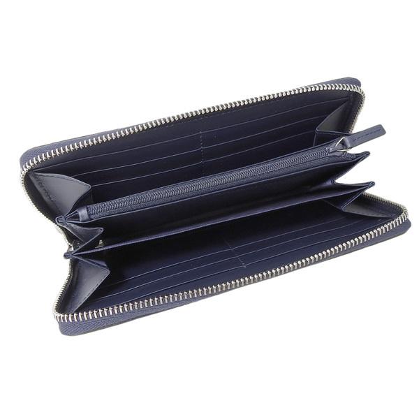 GUCCI（グッチ） 財布 レディース長財布 アウトレット レザー ネイビー