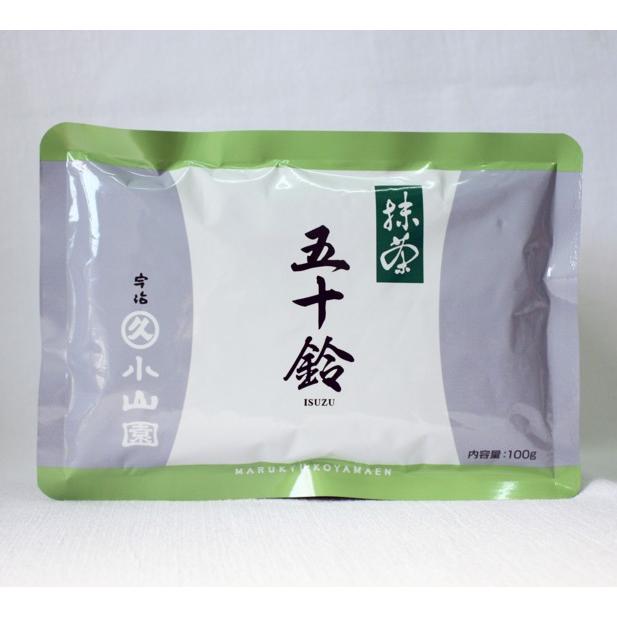 抹茶 宇治 丸久小山園 五十鈴 100g 袋詰（いすず） 薄茶 茶道 京都府産