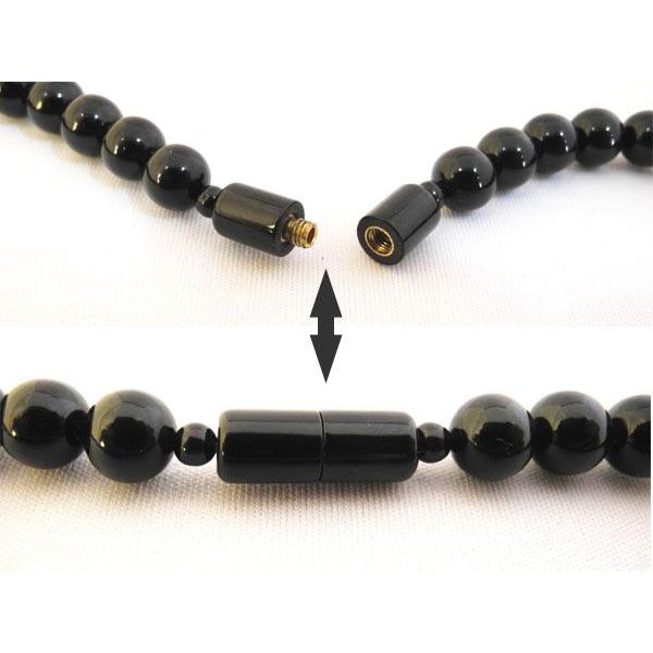 黒珊瑚 ネックレス 12mm玉 内径46cm ブラックコーラル パワーストーン