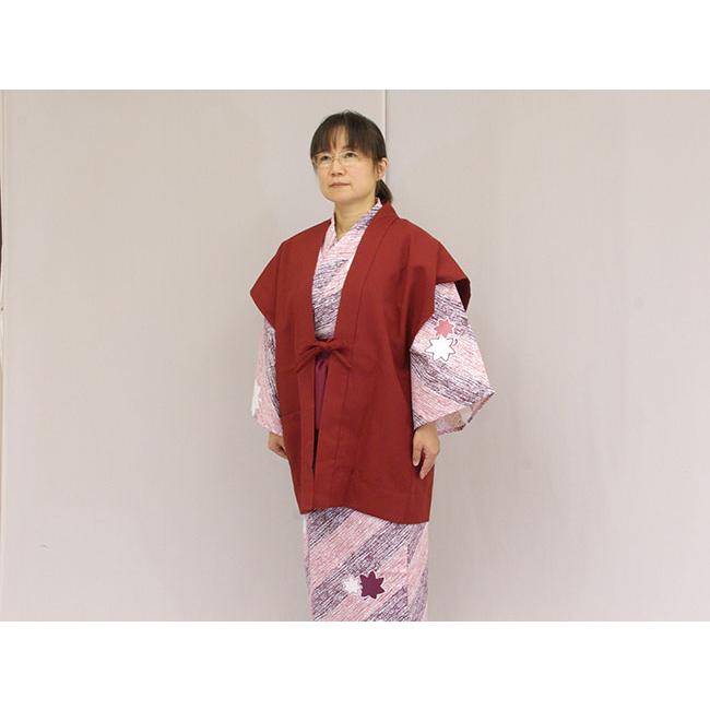 旅館・ホテル浴衣 日本製 遊美 流水もみじ柄 中サイズ : 旅館浴衣の