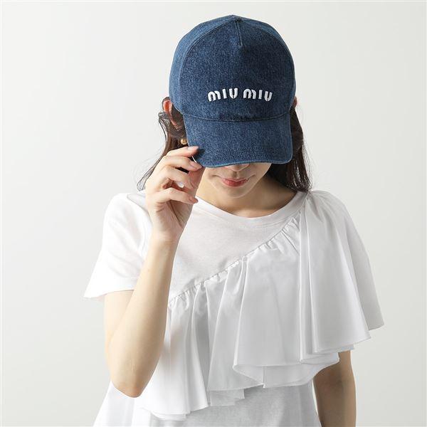 miu miu（ミュウミュウ） ベースボールキャップ 5HC179 2F3W