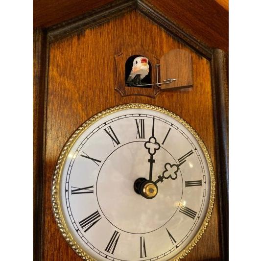 鳩時計 カッコー時計 ドイツ製 掛時計 振り子時計 シンプル ウォール