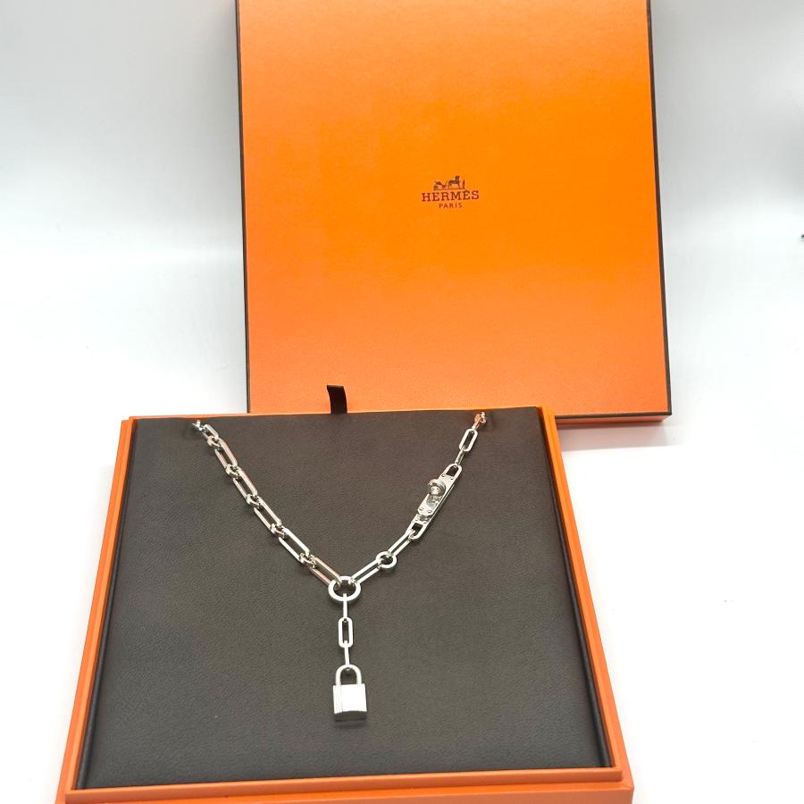 HERMES（エルメス） ケリーシェーヌ ネックレス カデナ シルバー