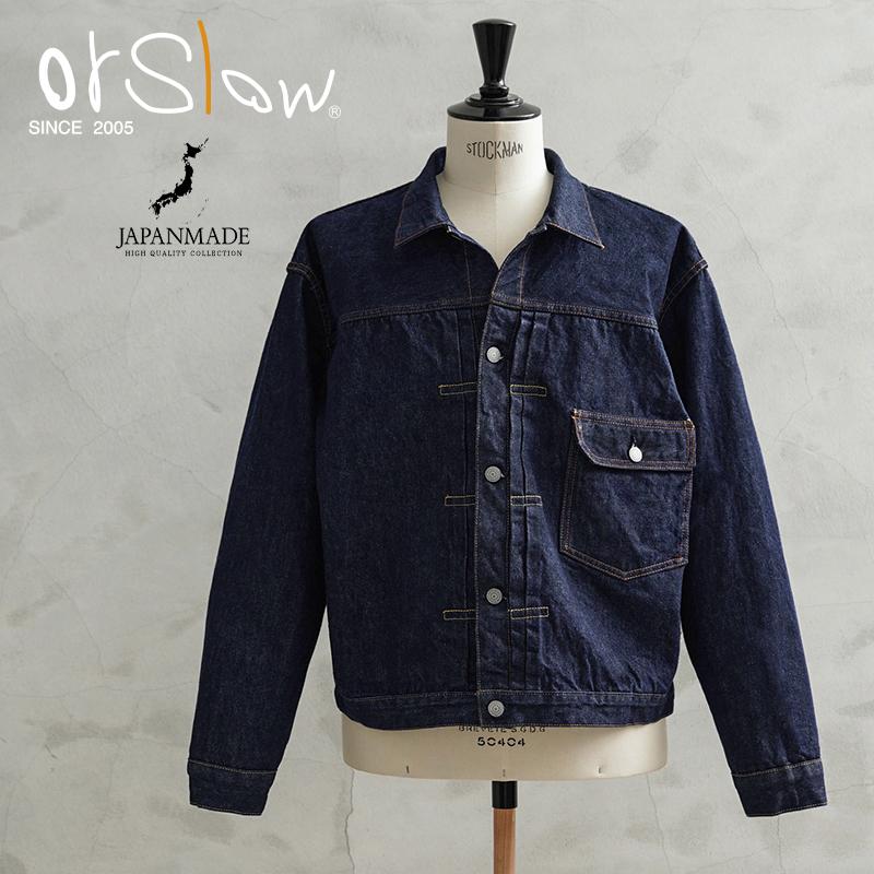 orSlow（オアスロウ） 03-6011 TYPE1 PLEATED FRONT DENIM BLOUSE