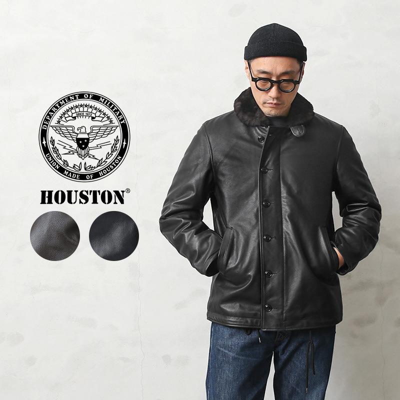 HOUSTON（ヒューストン） 8177 レザー N-1 デッキジャケット レザー