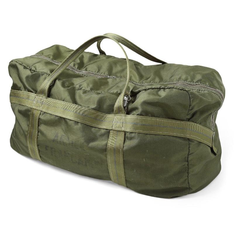 ま*さ様 【希少】フランス軍 AERAZUR パラシュートバッグ 65L 金属製