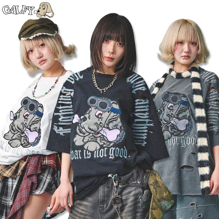 GALFY（ガルフィー） ＼爆買 WEEK／GALFY 病みに染まりし反戦 T シャツ