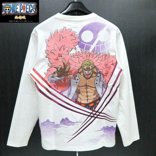 絡繰魂 ＼爆買 WEEK／絡繰魂 ドンキホーテ・ドフラミンゴ刺繍長袖T