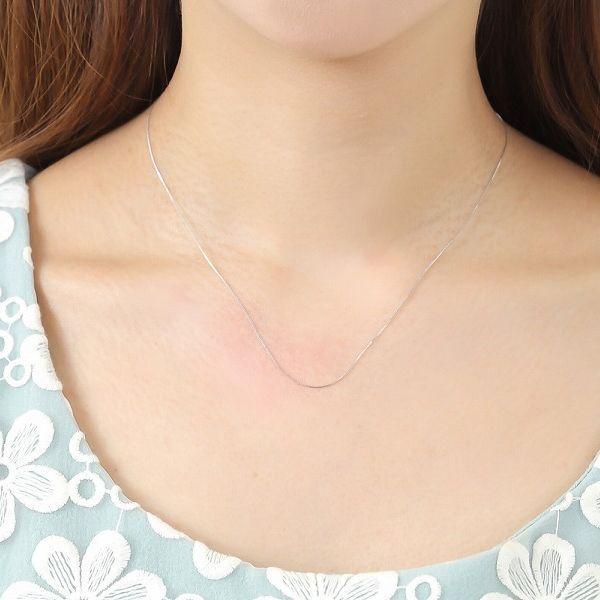 ネックレス チェーン K10 K18 ベネチアンチェーン 40cm 太さ0.45mm 50