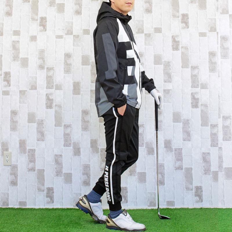 ゴルフ セットアップ 上下セット メンズ ゴルフウェア ナイロン