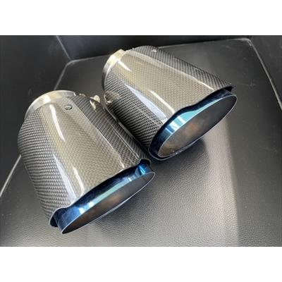 REVOLUTION GR スープラ A90 カーボンマフラーカッター : エアロ