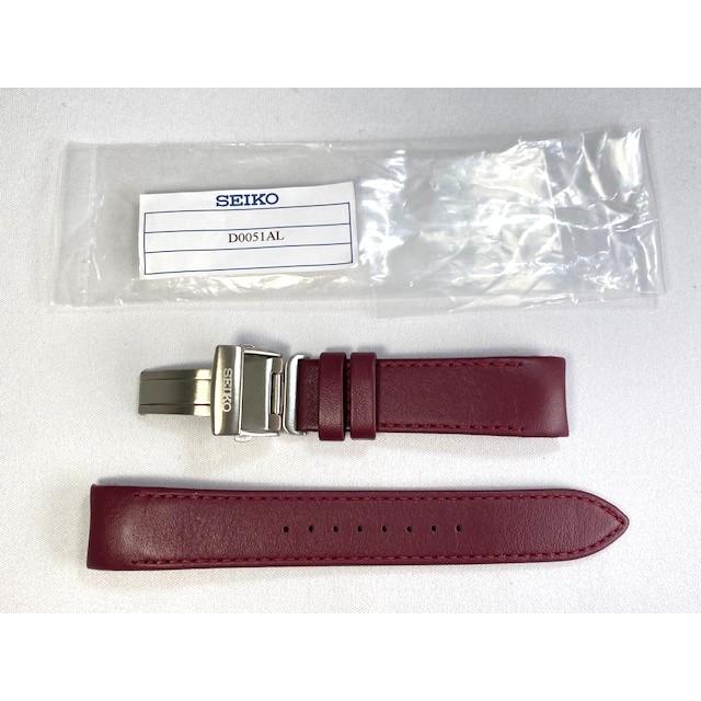 スピリット D0051AL SEIKO セイコー 20mm 純正革ベルト カーフ ワイン