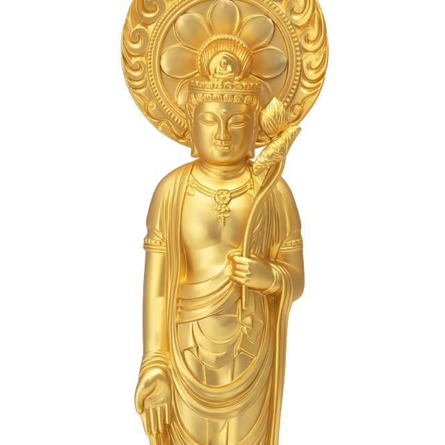 聖観音菩薩 合金製 22.8cm【牧田秀雲作】 : 仏壇・仏具販売-仏壇屋