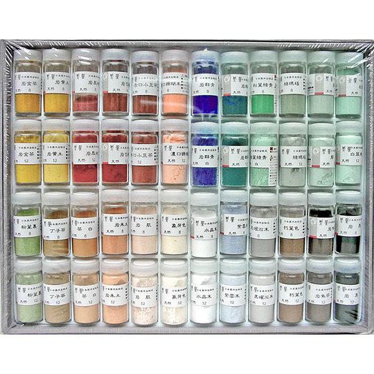 日本画用岩絵具「鳳凰」（天平）（天然岩絵具48色セット） : 丹青堂