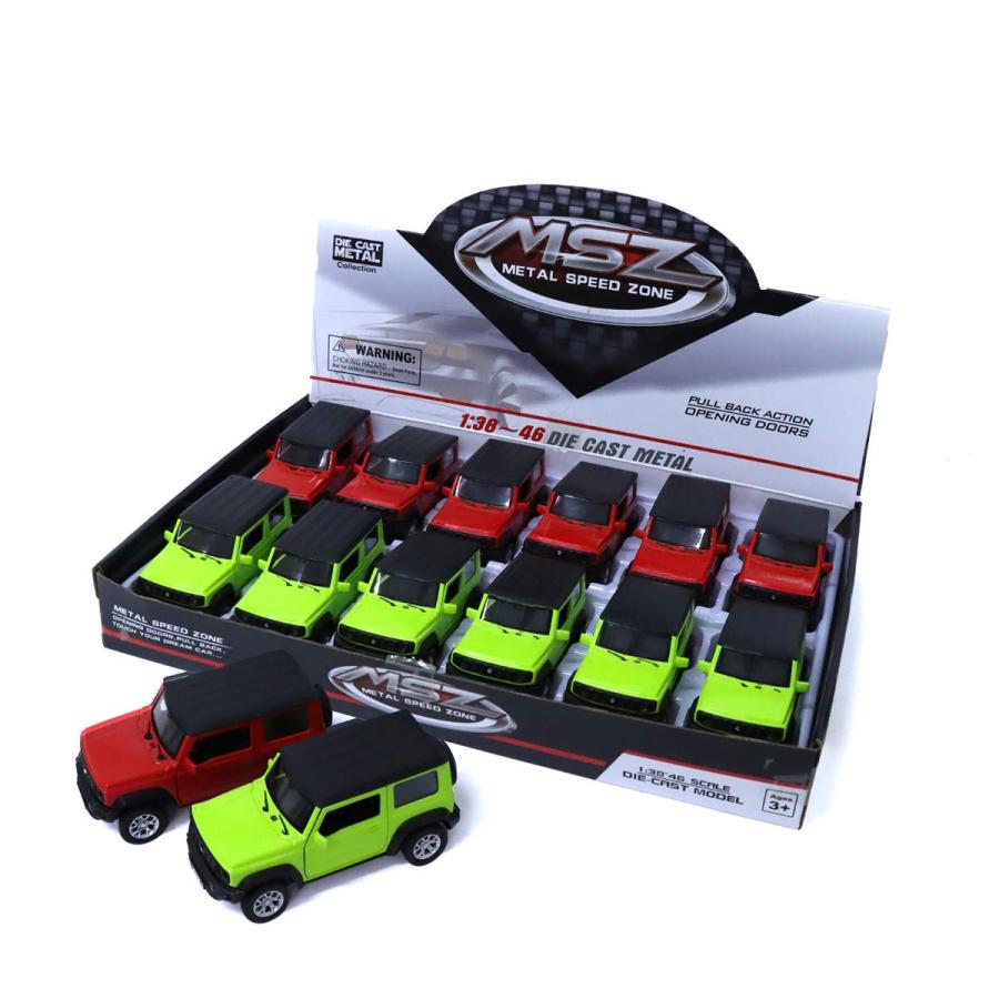 MSZ ダイキャスト プルバックミニカー 1/32 スズキ ジムニー 2色