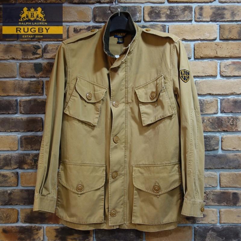 RALPH LAUREN RUGBY Rugby Ralph Lauren ミリタリーハーフコート