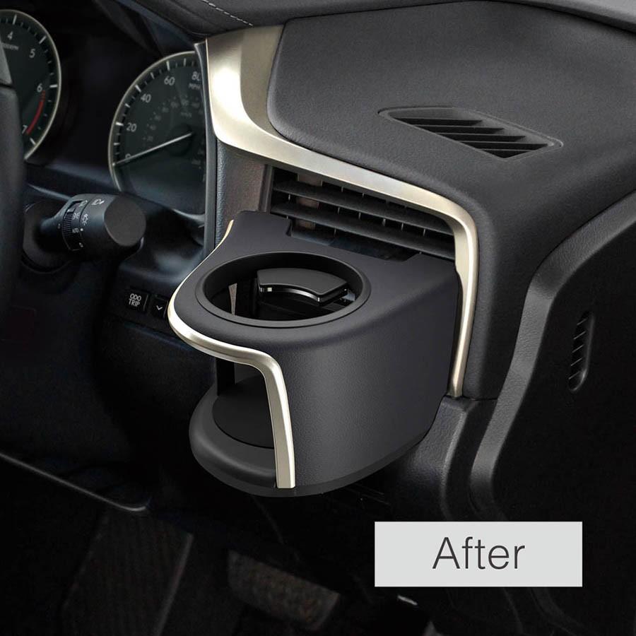 槌屋ヤック SY-L1 20系 RX 専用 エアコン ドリンクホルダー 運転席用