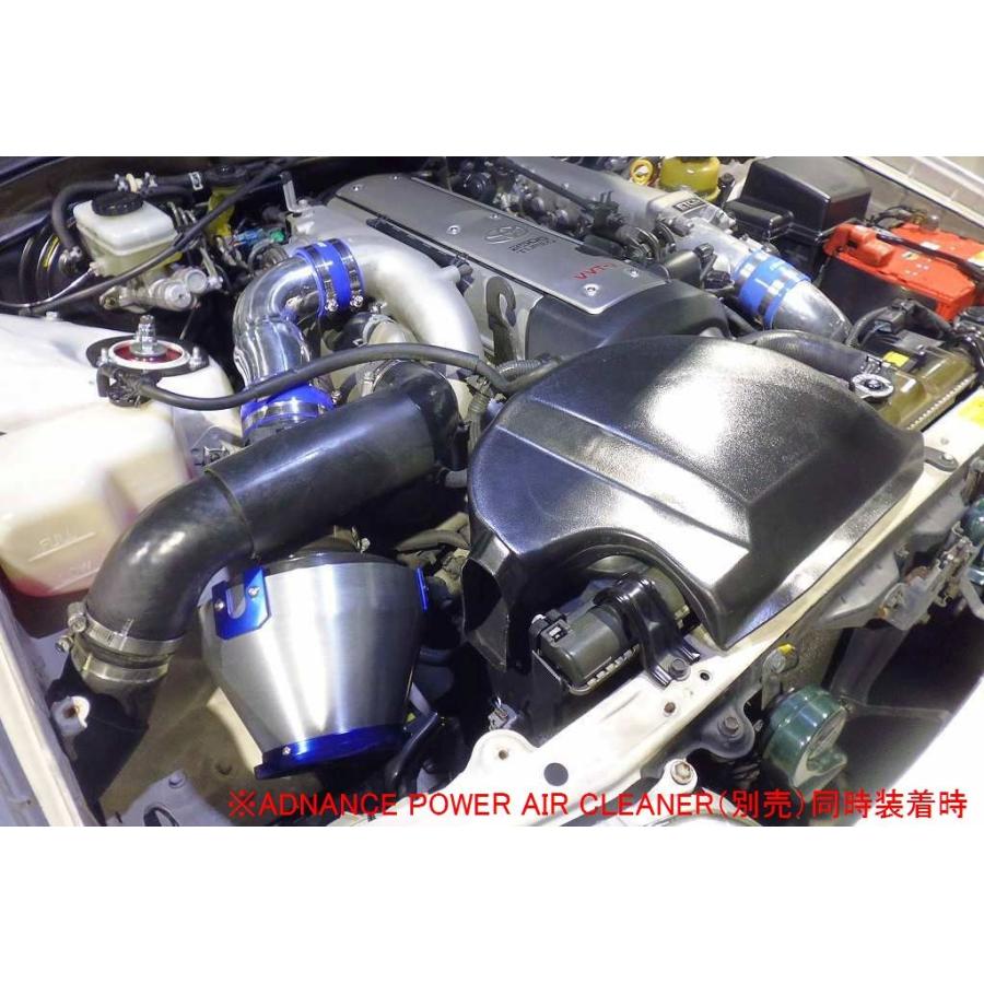 JZX100 BLITZ サクションキット インテークパイプ ブルー マークII