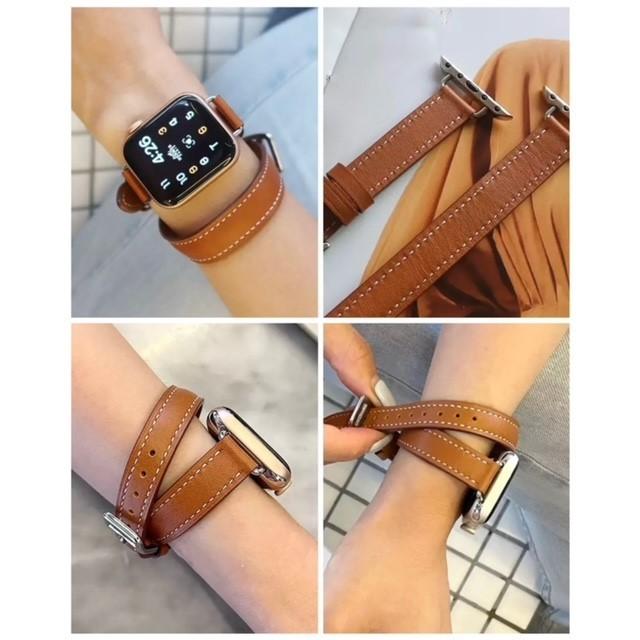 アップルウォッチ ベルト バンド スマートレザーバンド 革 レザー