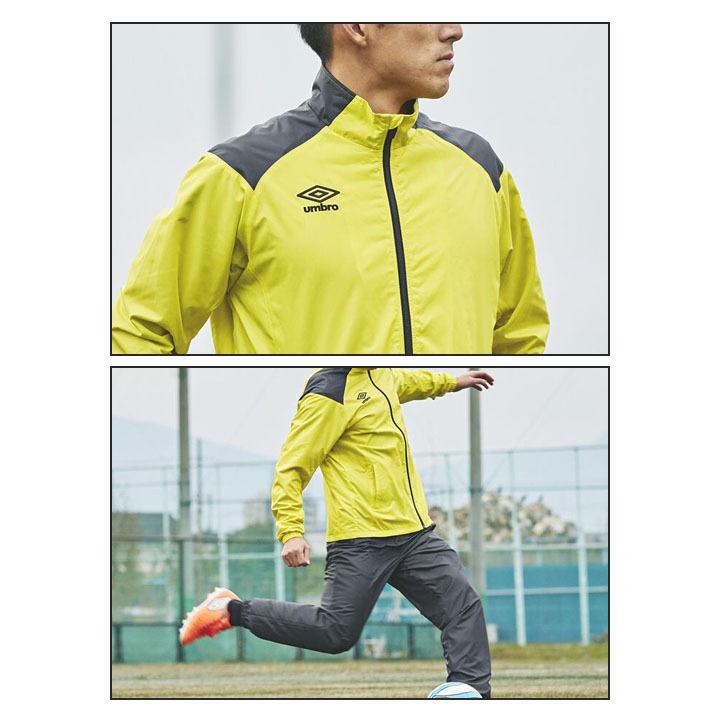 umbro（アンブロ） 裏起毛 ウィンドブレーカー 防風 撥水 保温 メンズ