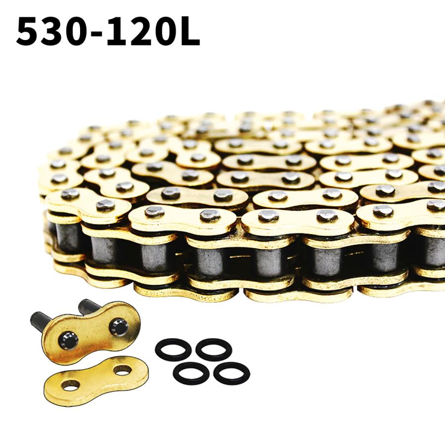 WEIMALL（ウェイモール） バイク チェーン 530チェーン ゴールド