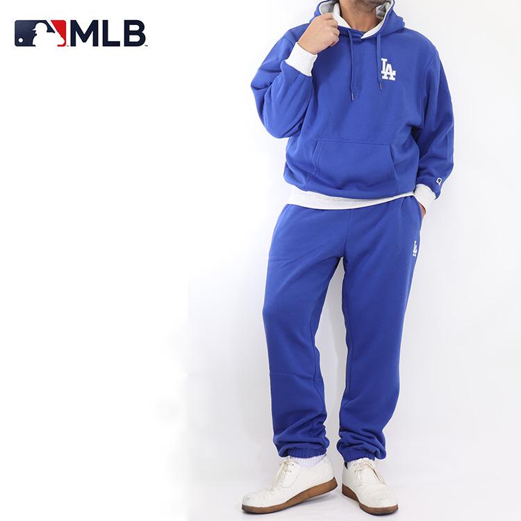 冬【MLB】メジャーリーグ 公式 裏起毛 あったか 上下セット ウエア