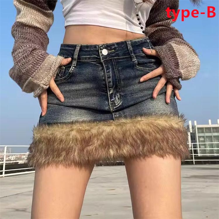 スカート レディース ミニスカート ショート デニムスカート Aライン