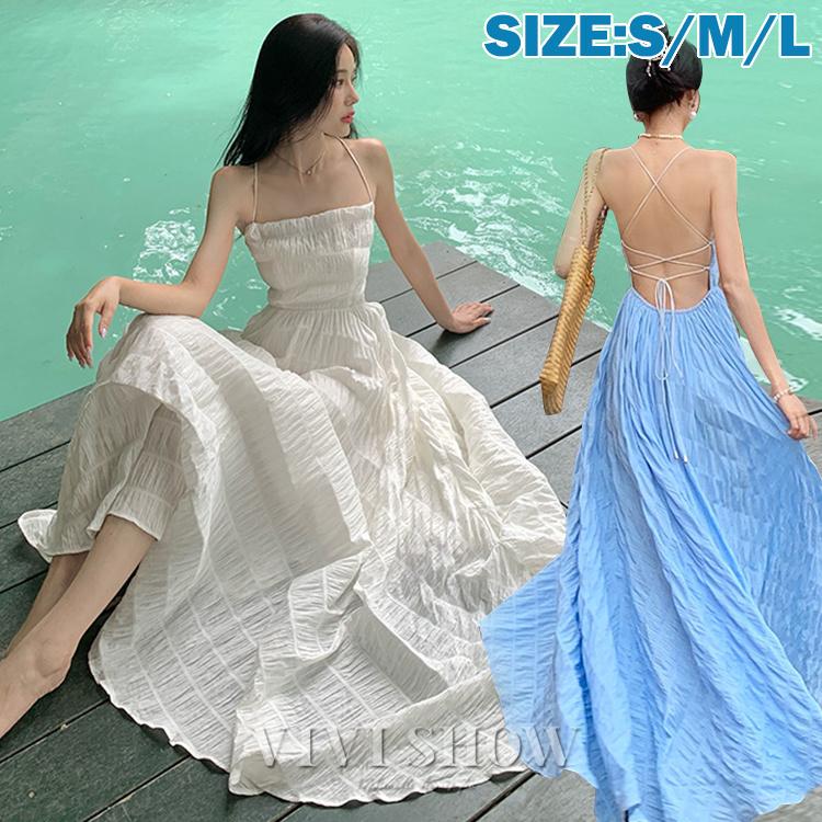 ワンピース 夏 レディース リゾート 海 キャミワンピース サマードレス