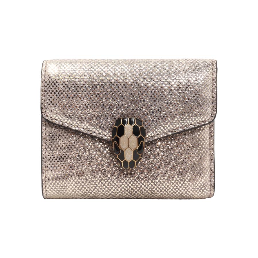 セルペンティ BVLGARI ブルガリ フォーエバー 三つ折り 財布 289205