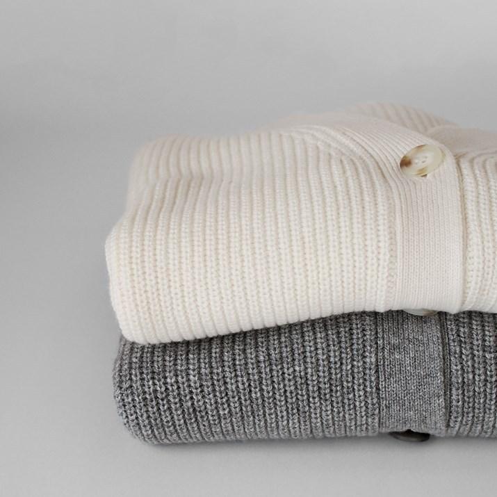 PRODIGAL（プロディガル） カシミヤ 100％ 畦編み カーディガン M L