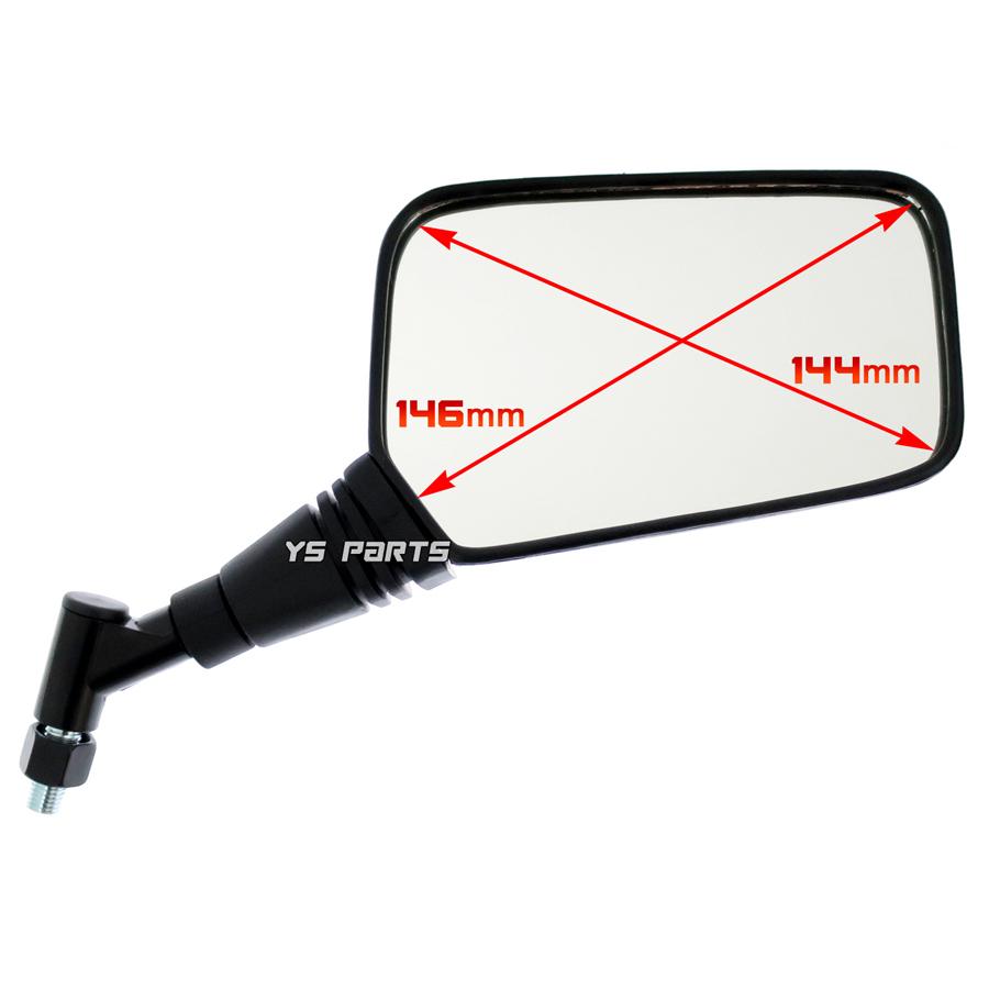 NEWモデル CZミラー艶消し黒10mm正ネジ PCX125 PCX150 ディオ110