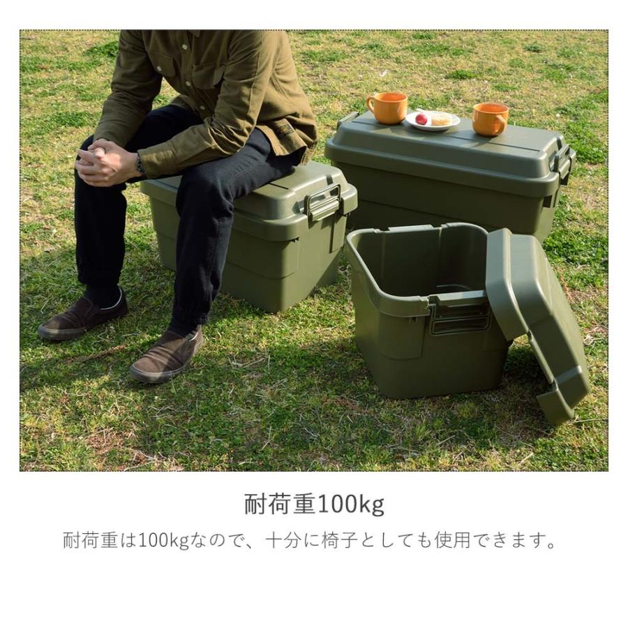日本製 ふた付きコンテナボックス50L コンテナ 収納ボックス トランク