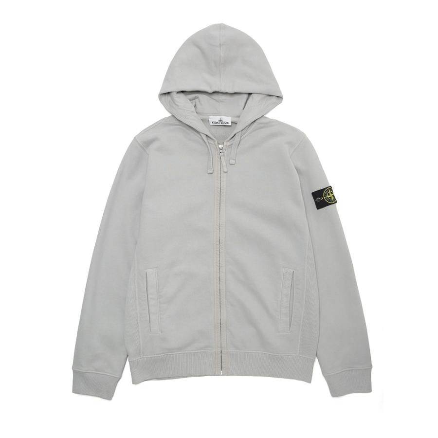 STONE ISLAND（ストーン アイランド） 裏起毛 ロゴパッチ フルジップ