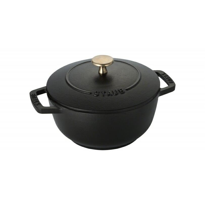 Staub（ストウブ） 鍋 Wa-NABE S ブラック 生涯保証| : ZWILLING