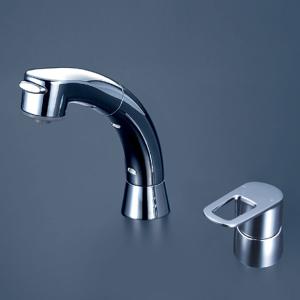 リクシル INAX ホース収納式 シングルレバー 洗髪シャワー混合水栓 SF