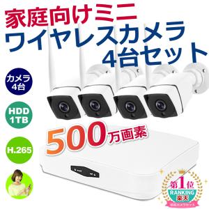 ワイヤレス防犯カメラのANDAVISION - 防犯カメラセット（HDD付き