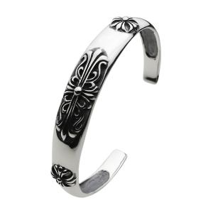 シルバーブレスレット メンズ バングル 十三仏 梵字 仏教 プレーン