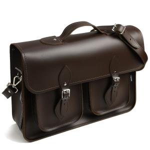 Zatchels（ザッチェルズ） ツインポケットサッチェルバッグ-14.5インチ