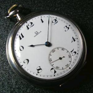 LONGINES（ロンジン） LONGINES銀ハンターケース 鍵巻きアンティーク