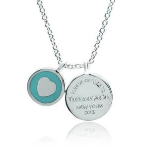 TIFFANY&Co.（ティファニー） ネックレス ミニ ダブル ハートタグ