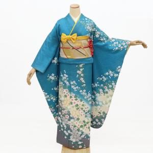 振袖 中古 フルセット 正絹 一式 格安 美品 リサイクル 赤 ヒップ