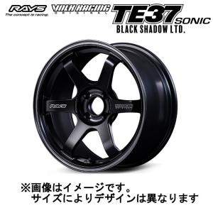 RAYS レイズ TE37 SONIC Black Shadow LTD. (PH) 4本 16×6.0J+42 4H