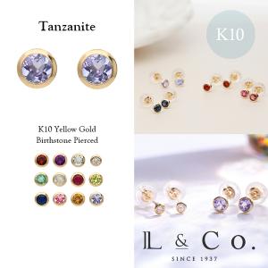 Jewel closet by L&Co. ピアス レディース 10金 K10 ローズクォーツ