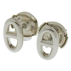 HERMES（エルメス） オーケリー ピアス カデナモチーフ フープピアス