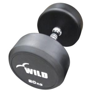WILD FIT（ワイルドフィット） ダンベルセット 20kg 黒ラバー / 筋トレ