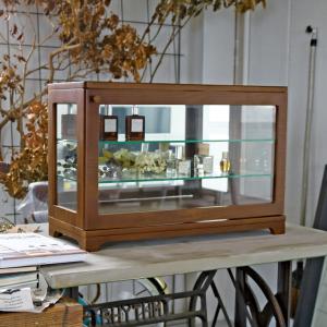 コレクションケース ガラスケース 背面ミラー 幅60.5cm （ ガラス